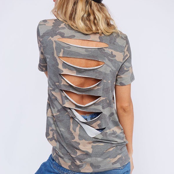 CAMO SLASH TEE - Picture 8 of 8